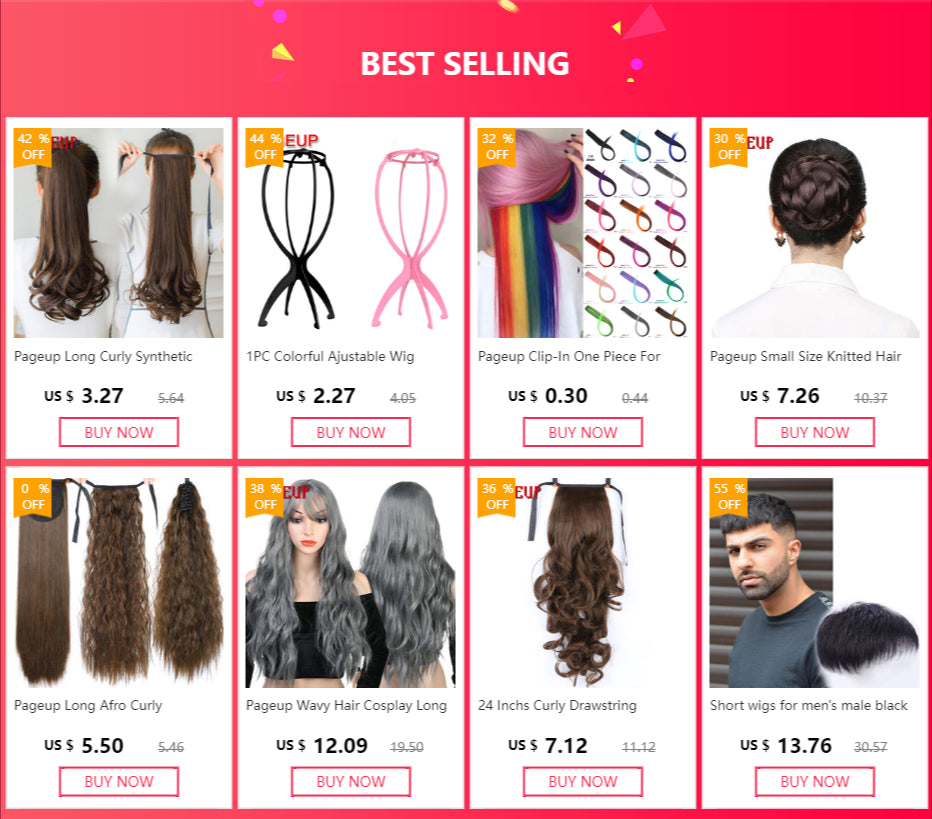 Short wigs for men's male black wig synthetic natural hair for young man balding sparse hair crew cut hair style PAGEUP