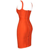 bandage dress summer orange bodycon dresses for women 2022 sexy spaghetti royal blue club celebrity party dress birthday outfit