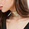 Fashion Metal Sequins Chokers Necklace Jewelry Women Statement Choker Wedding Necklace Jewelry Accessories For A Gift