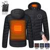Men Heated Jacket USB Winter Outdoor Electric Heating male bobojaco Warm Sprots Thermal Coat Clothing Heatable men's parka