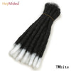 10 Inch Synthetic Dreadlocks Crochet Braids Hair  Handmade Locs Hip-Hop Style For Men And Women Ombre Braiding wig Extensions He