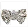 In Stock Lady Diamond Dinner Rhinestone Stone Crystal Women Party Hard Purse Bride Evening Bridal Wedding Hardside Clutch Bag
