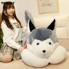 50-120cm Giant Dog Plush Toys Soft Stuffed Husky Long Pillow Cartoon Animal Doll Sleeping Cushion Home Bed Decor Kids Baby Gift