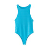 summer solid sexy bodycon women bodysuits female 8 color green slim casual  bodysuit chic lady club short playsuits femme