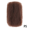 Afro kinky Curly Synthetic Braiding Hair Extensions For DIY Good Omens Cosplay 10 Inch 50g/pcs For Dreadlocks Twist Braids Hair