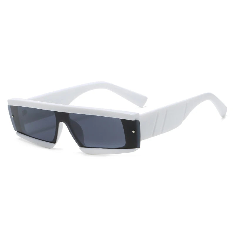 Rimless Square Sunglasses Women Punk Vintage Brand Green Black Shades Sun Glasses Men Trend Female Eyewear Designer Oculos