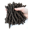 Bob Spring Twist Hair Prelooped Crochet Hair Braids 6 Inch synthetic Short passion twist hair pre twisted By Flyteng