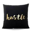 European Classical Bronzing Gold Foil Cushion Decorative Pillow Golden Leaves Home Decor Sofa Throw Pillow Almofadas Decorativas