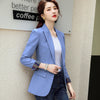 HIGH QUALITY Fashion 2020 Design Blazer Jacket Women's Green Black Blue Solid Tops For Office Lady Wear Size S-4XL