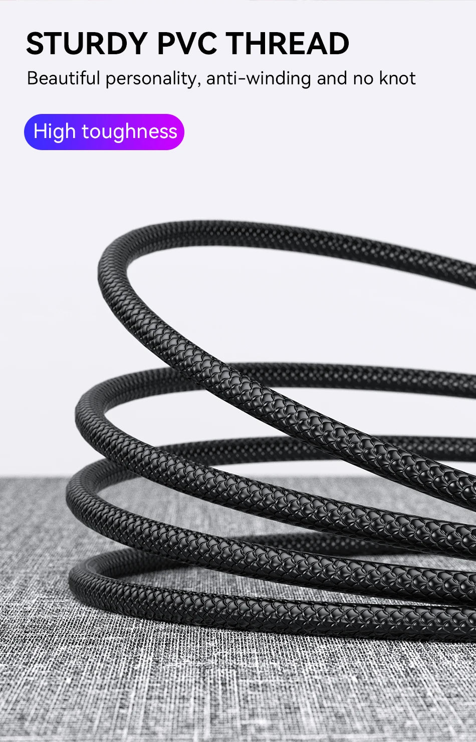 Lovebay Magnetic Cable USB Type C Cable 2.4A 540 Rotate Micro Charger 0.5M 1M 2M Charging Cable For iPhone 13 12 Xiaomi Huawei