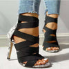 Pumps Party Sexy Shoes Prom Shoes Snake Summer Shoes Woman Pumps High Thin Heels Pointed Toe Rhinestone Gladiator