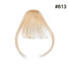 S-noilite 3g Air Bangs Wig Human Natural Black Brown Thin Invisible Fake Hairpiece Clip In Fringe Human Hair Extension For Women
