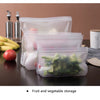 Silicone Food Storage Containers Reusable Food Storage Bags Lunch Bags Stand Up Zip Shut Bag Cup Fresh Food Leakproof Containers