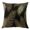 Love Black And White Bronzing Cushion Decorative Pillows Gold Foil Geometric Pillowcase Home Decor Sofa Throw Pillow 17*17inch