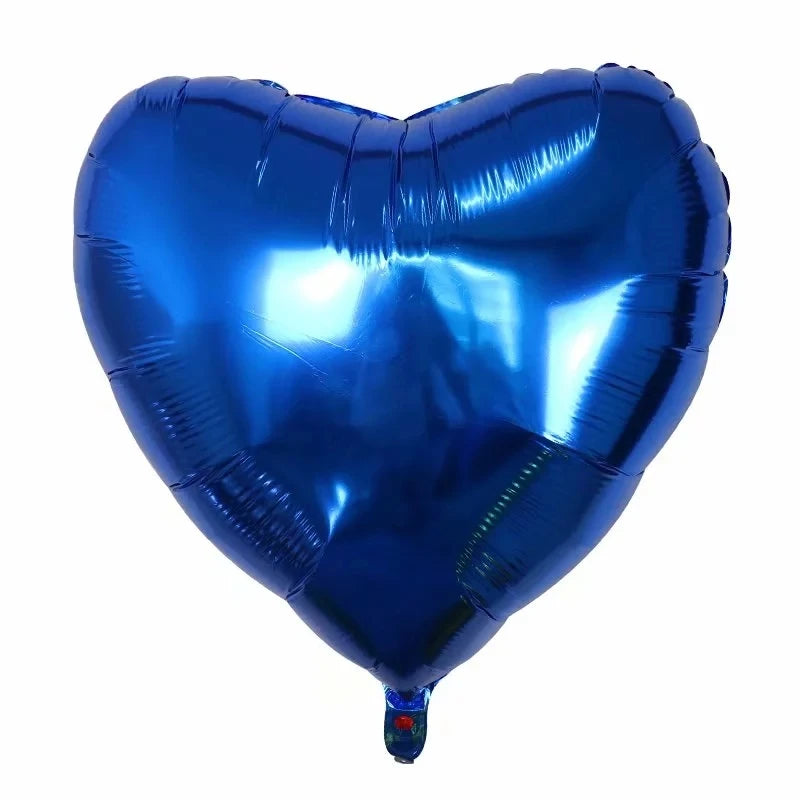 Big Heart Balloon 75cm Red Heart Shape Air Party Balloons Valentines Day Wedding Love Decorations Marriage Supplies Foil Balloon