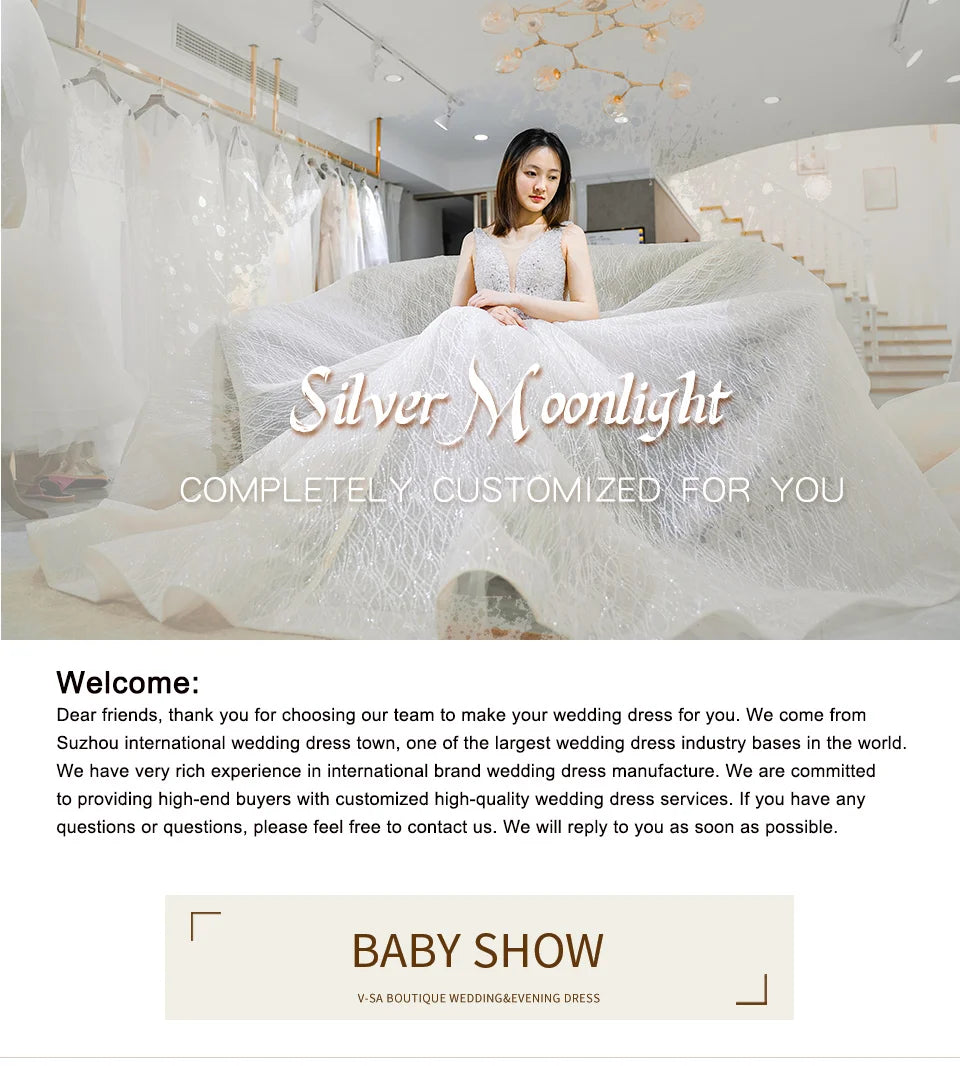 3 Designs Formal Evening Dress Heavy Customized Silver Crystals Beading Prom Gown Elegant Wedding Party Dresses Vestido De Noiva