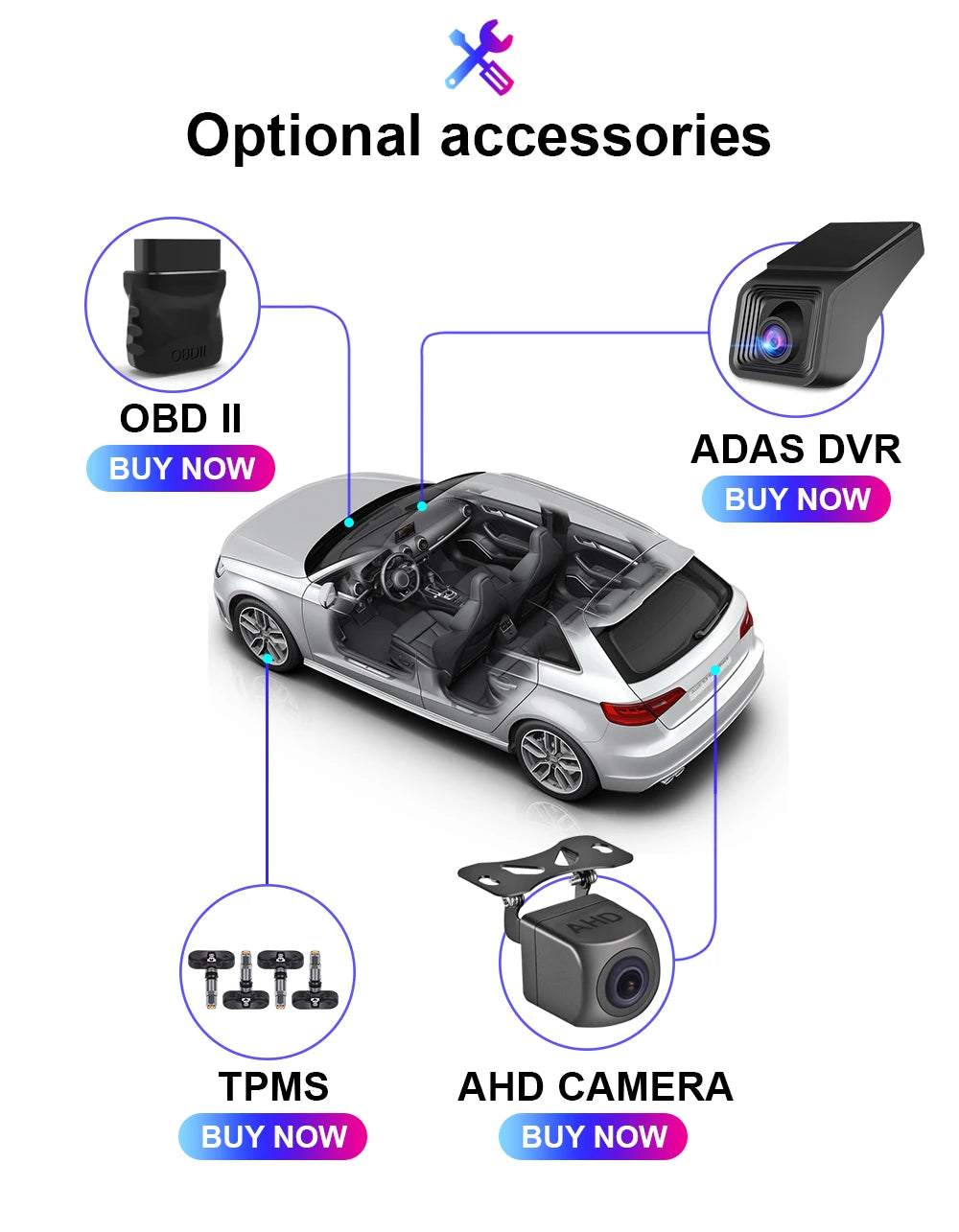 XIMA 7 9 10 inch 4G 8Core 5G WIFI Carplay Android Aauto Car Radio Multimedia Player 2 din stereo Receiver 2DIN GPS dvd Head Unit