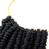 Bob Spring Twist Hair Prelooped Crochet Hair Braids 6 Inch synthetic Short passion twist hair pre twisted By Flyteng