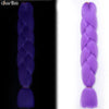 Glowing Synthetic Jumbo Crochet Braids Hair Pure Color Fluorescent Green Shining In Darkness Crochet Braiding Hair Extensions