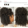 3B 3C Kinky Curly Clip In Hair Extensions Human Hair Afro Kinky Curly Clip Ins Bundles For Black Women 4A Dolago Full Head Sets