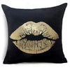 European Classical Bronzing Gold Foil Cushion Decorative Pillow Golden Leaves Home Decor Sofa Throw Pillow Almofadas Decorativas