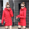 2025 New Arrival Fashion Slim Women Winter Jacket Cotton Padded Warm Thicken Ladies Coat Long Coats Parka Womens Jackets