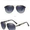High Quality Women Pilot Polarized Sunglasses Vintage Metal Hollow Driving Sun Glasses UV400 Shades Eyewear Gafas De Sol Mujer