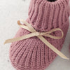 Baby Shoes + Gloves Set Knit Newborn Girls Boys Boots Mitten Fashion Butterfly-knot Toddler Infant Slip-On Bed Shoes Hand Made