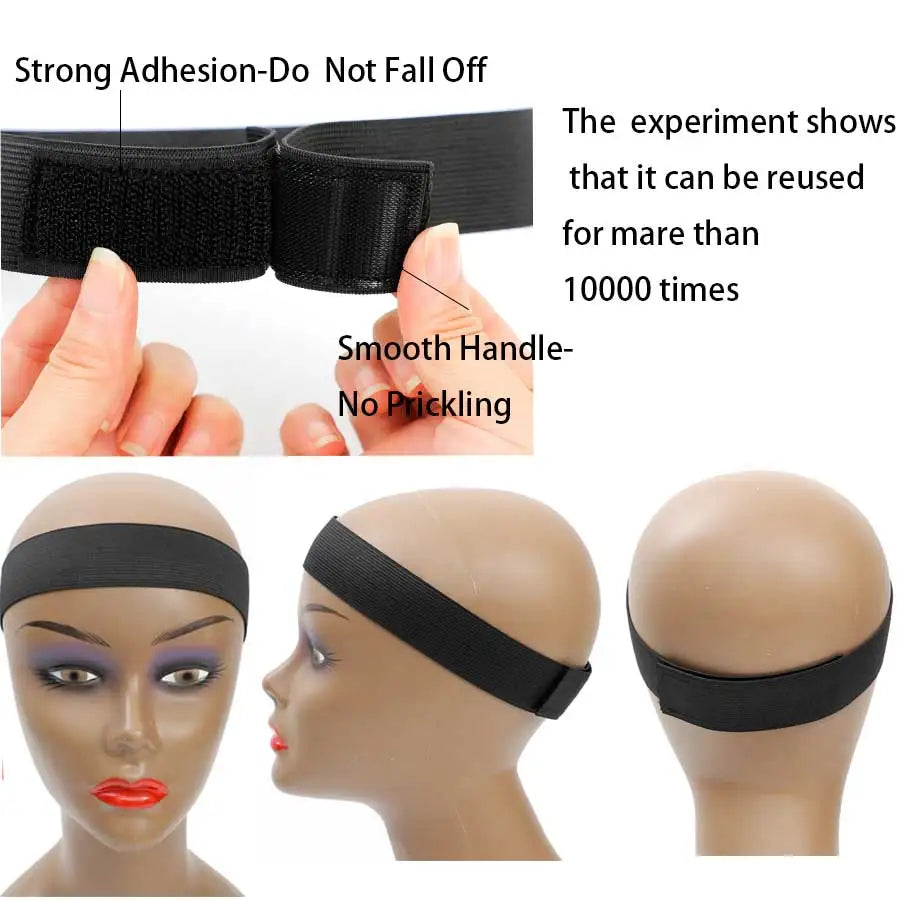 1Pcs Lace Melting Band ,Elastic Band for Lace Frontal Melt,Elastic Bands for Wig Edges,Edge Laying Band for Baby Edge Wrap to La