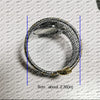 Classic Snake Shape Watch For Women Gold Silver Scaleable Bracelet Womens Watches Bling Diamonds Quartz Ladies Wristwatch