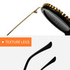 Luxury Brand Designer Round Diamond Sunglasses Women Fashion Vintage Party Travel Steampunk Sun Glasses Sexy Ladies Shades UV400