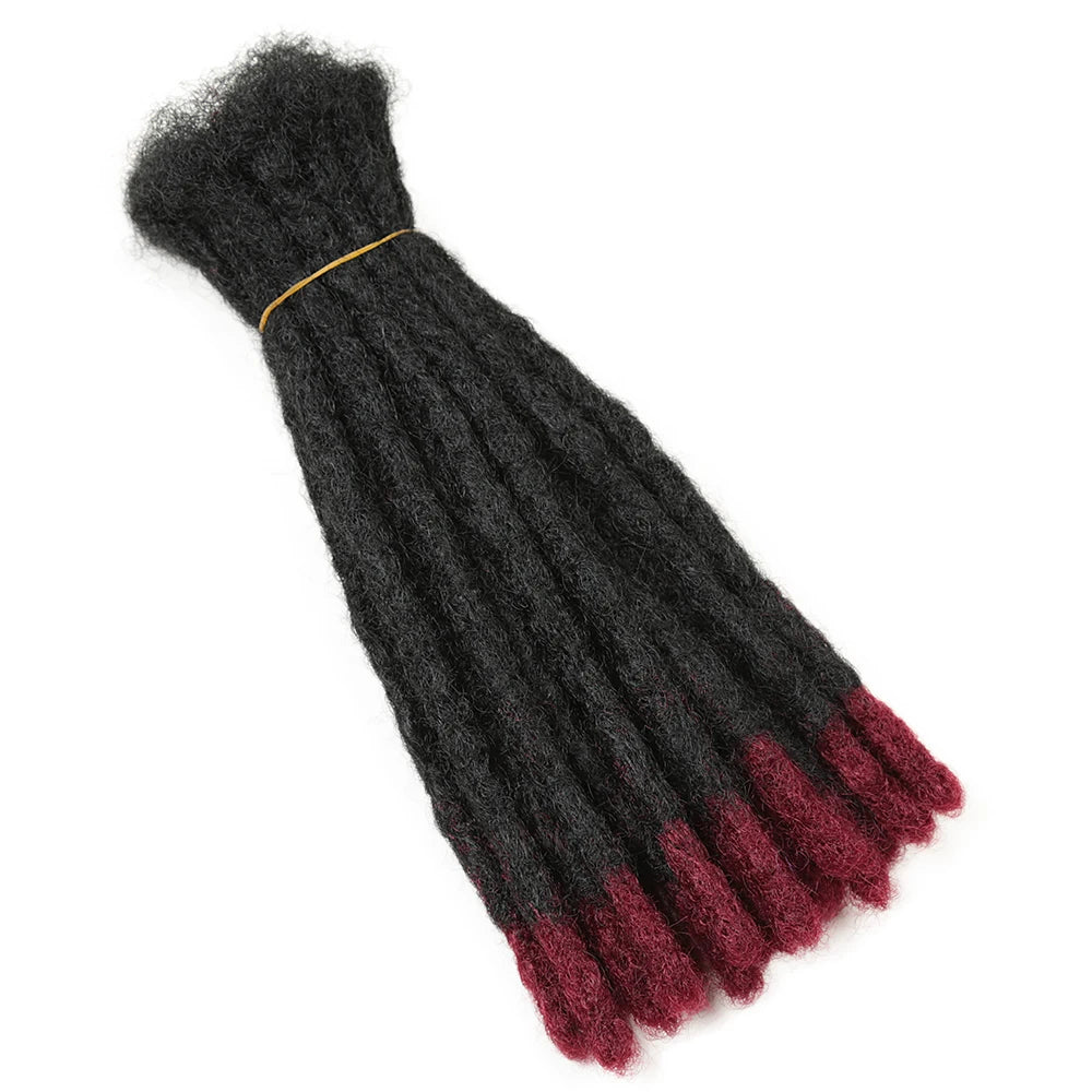 10 Inch Synthetic Dreadlocks Crochet Braids Hair  Handmade Locs Hip-Hop Style For Men And Women Ombre Braiding wig Extensions He