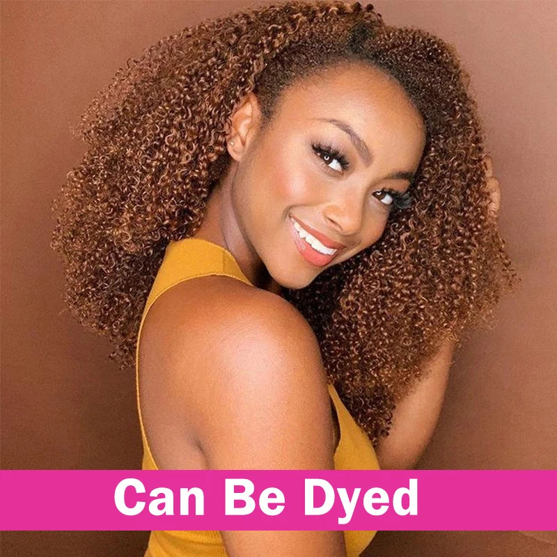 3B 3C Kinky Curly Clip In Hair Extensions Human Hair Afro Kinky Curly Clip Ins Bundles For Black Women 4A Dolago Full Head Sets