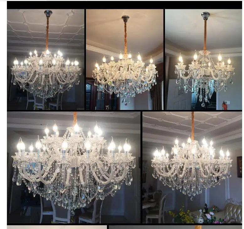 Luxury New K9 Modern Crystal Lustres De Cristal Lamps Chandeliers AC110V/220V Home Decoration Lighting Fixture for Living Room