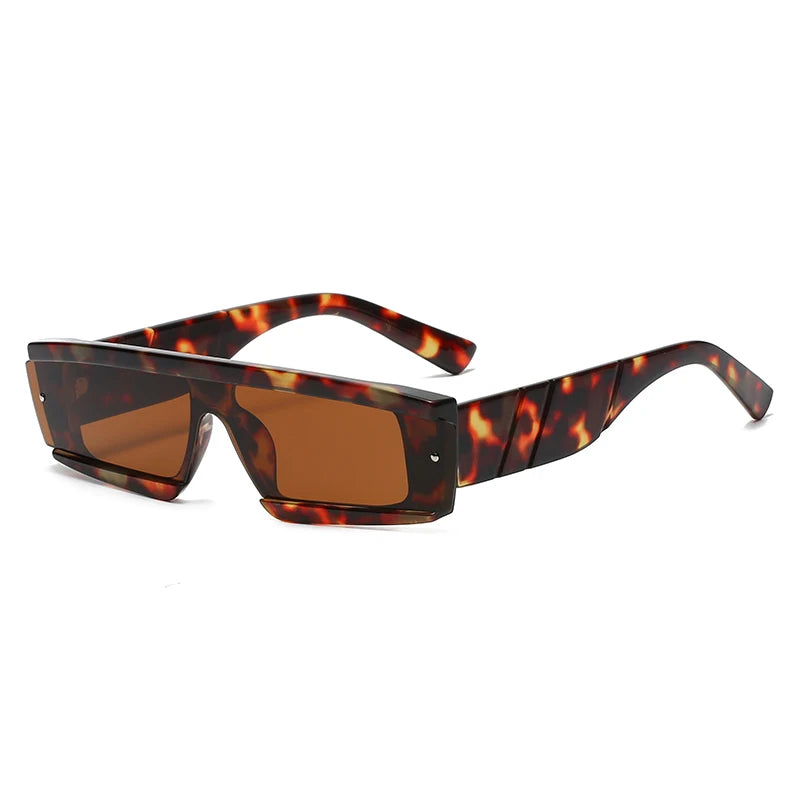 Rimless Square Sunglasses Women Punk Vintage Brand Green Black Shades Sun Glasses Men Trend Female Eyewear Designer Oculos