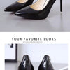 HOT Plus Size 34-44 HOT Women Shoes Pointed Toe Pumps Patent Leather Dress High Heels Boat Shoes Wedding Shoes Zapatos Mujerd76