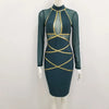 NOVANCE B2658 Dark Green Modern Fashion Woman Clothing Latest Women Clothing Girls' Party Casual Dresses Women Ladies