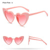Love Heart Cat Eye Sunglasses Woman Vintage Christmas Gift Black Pink Red Heart Shape Sun Glasses For Woman Uv400