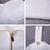 BEAUKEY Summer White Rhinestone Bandage Evening Dress Women Luxury Maxi Spaghetti Strap Red Club Celebrity Evening Party Vestido