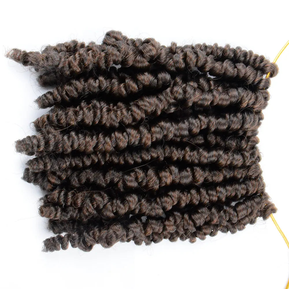Bob Spring Twist Hair Prelooped Crochet Hair Braids 6 Inch synthetic Short passion twist hair pre twisted By Flyteng