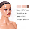 Female Mannequin Head With Shoulder Manikin Head Bust Wig Head Stand With Makeup For Wigs Display Necklace Free Earrings,Wig Cap