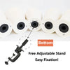 Canvas Wig Head Wig Stand 21-24inch Mannequin Head for Hairstyling Displaying Making Wig Stand With Head Wig Supports Holder