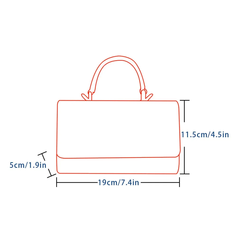 Vers handtas vierkante tas blauw blauw en wit porselein vierkante wilde tas vierkante handtas mini tas elegant FD99060124