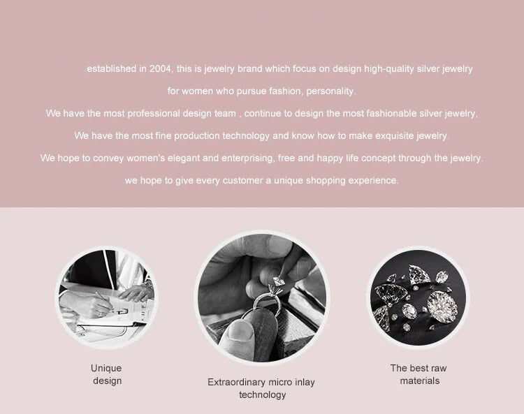 New Luxury Round 925 Sterling Silver bling zircon Engagement Ring For Women Lady Anniversary Gift Jewelry Bulk Sell