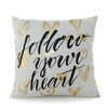 European Classical Bronzing Gold Foil Cushion Decorative Pillow Golden Leaves Home Decor Sofa Throw Pillow Almofadas Decorativas