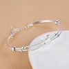 Jewelry Set 925 Sterling Silver Cute Mickey Chain Bracelet For Women Gift Trendy Jewelry Silver Bangles