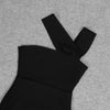 Women Summer Sexy Hollow Out Brown Midi Knee Length Bodycon Bandage Dress 2023 Designer Elegant Evening Party Dress Vestido
