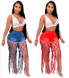2023 New Design Fashion Shorts for Women Jean Jeans Knotted Shorts  Denim Shorts