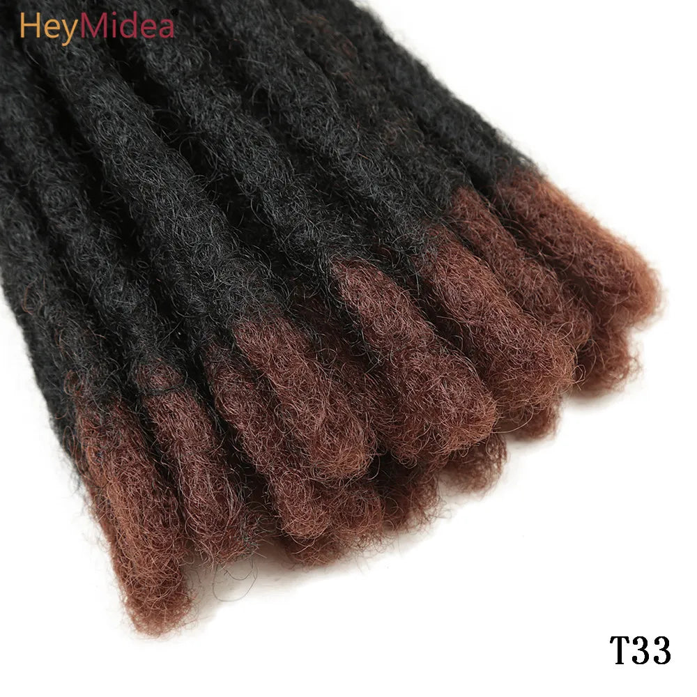 10 Inch Synthetic Dreadlocks Crochet Braids Hair  Handmade Locs Hip-Hop Style For Men And Women Ombre Braiding wig Extensions He