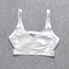 BEAUKEY Sexy Short Metalic HL Bandage Crop Top Women Vest Gold Silver  XL Camis Bodycon Club Party Tank Top  Wholesale